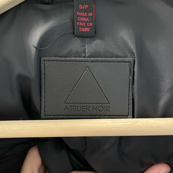 SOLD Atelier Noir Down Parka, size small - Picture 2 of 7